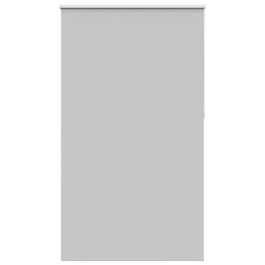 vidaXL Roller Blind Blackout Light Grey 120x210 cm Fabric Width 116.6 cm Polyester 1