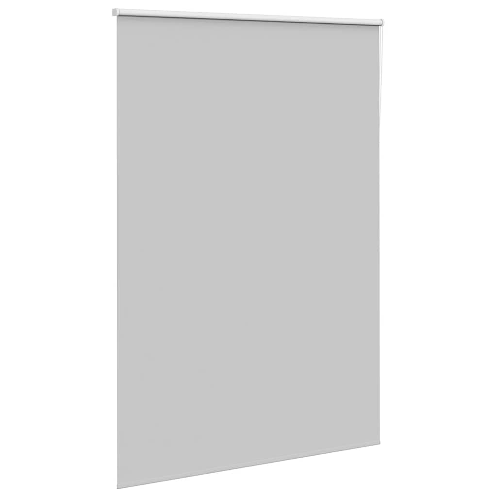 vidaXL Roller Blind Blackout Light Grey 165x210 cm Fabric Width 161.6 cm Polyester 3