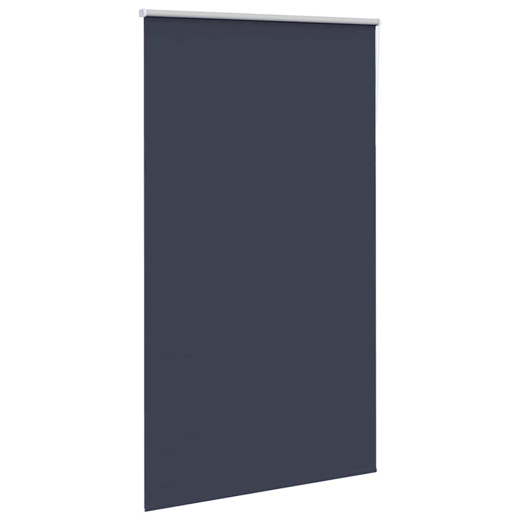vidaXL Roller Blind Blackout Marine 120x210 cm Fabric Width 116.6 cm Polyester 3