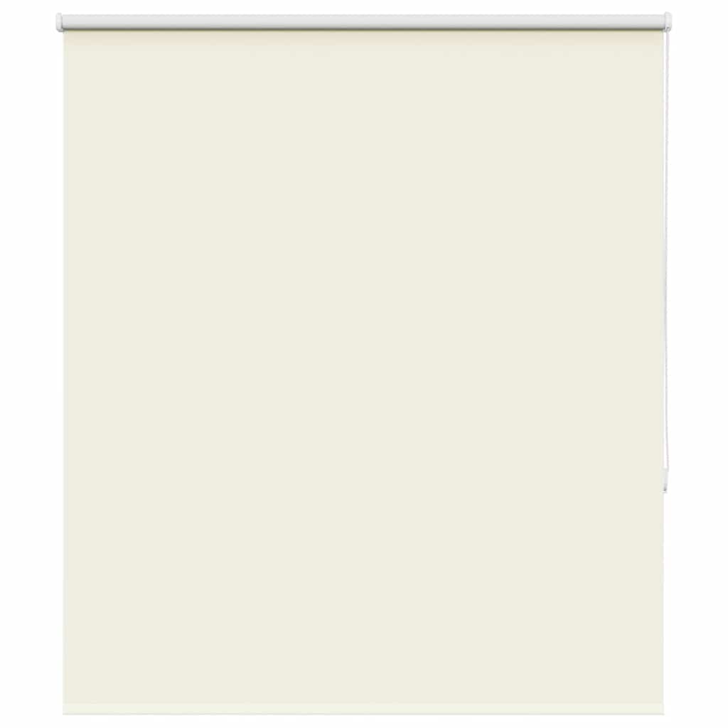 vidaXL Roller Blind Blackout Off White 125x150 cm Fabric Width 121.6 cm Polyester 1