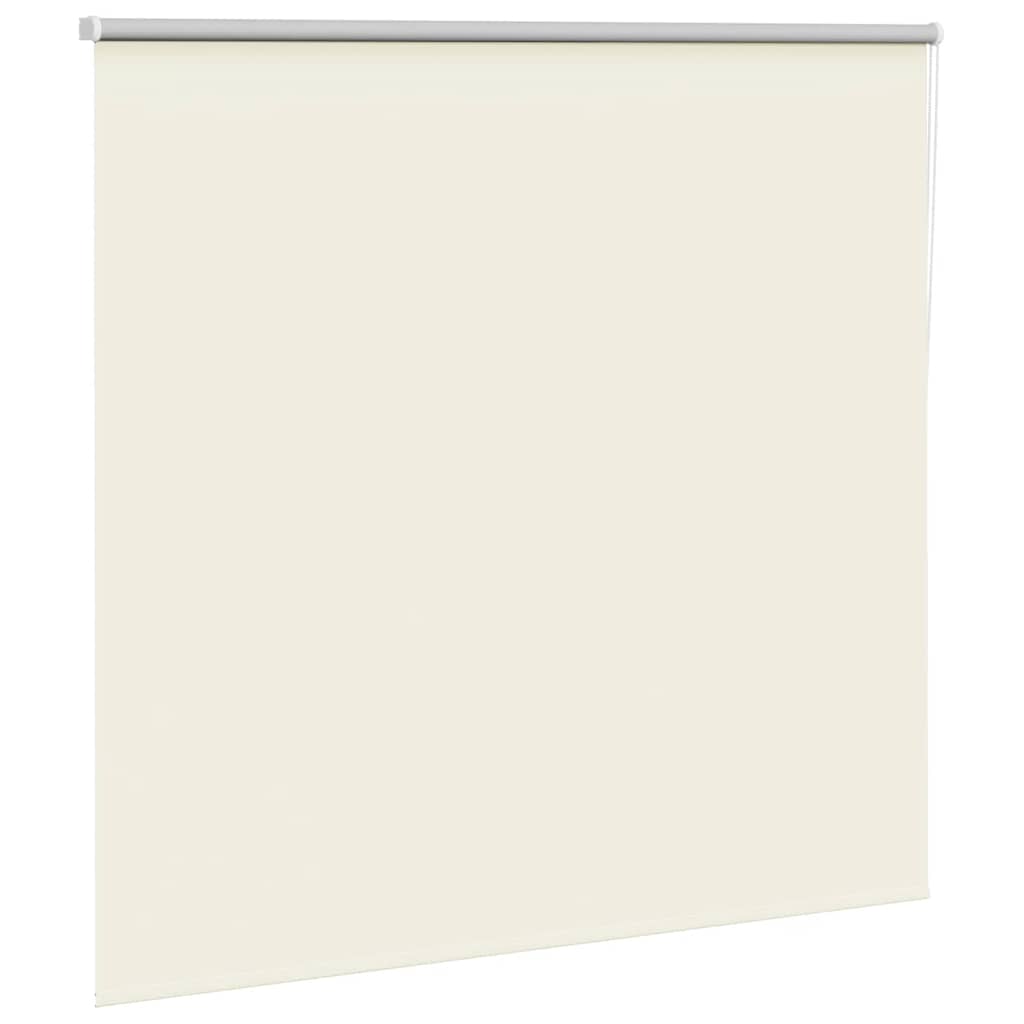vidaXL Roller Blind Blackout Off White 145x150 cm Fabric Width 141.6 cm Polyester 3