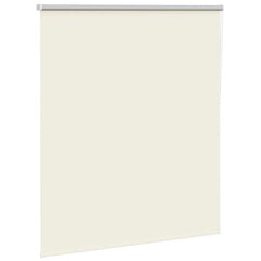 vidaXL Roller Blind Blackout Off White 120x175 cm Fabric Width 116.6 cm Polyester 3