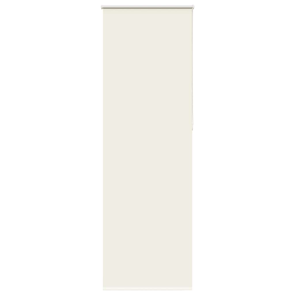 vidaXL Roller Blind Blackout Off White 75x210 cm Fabric Width 70.7 cm Polyester 1