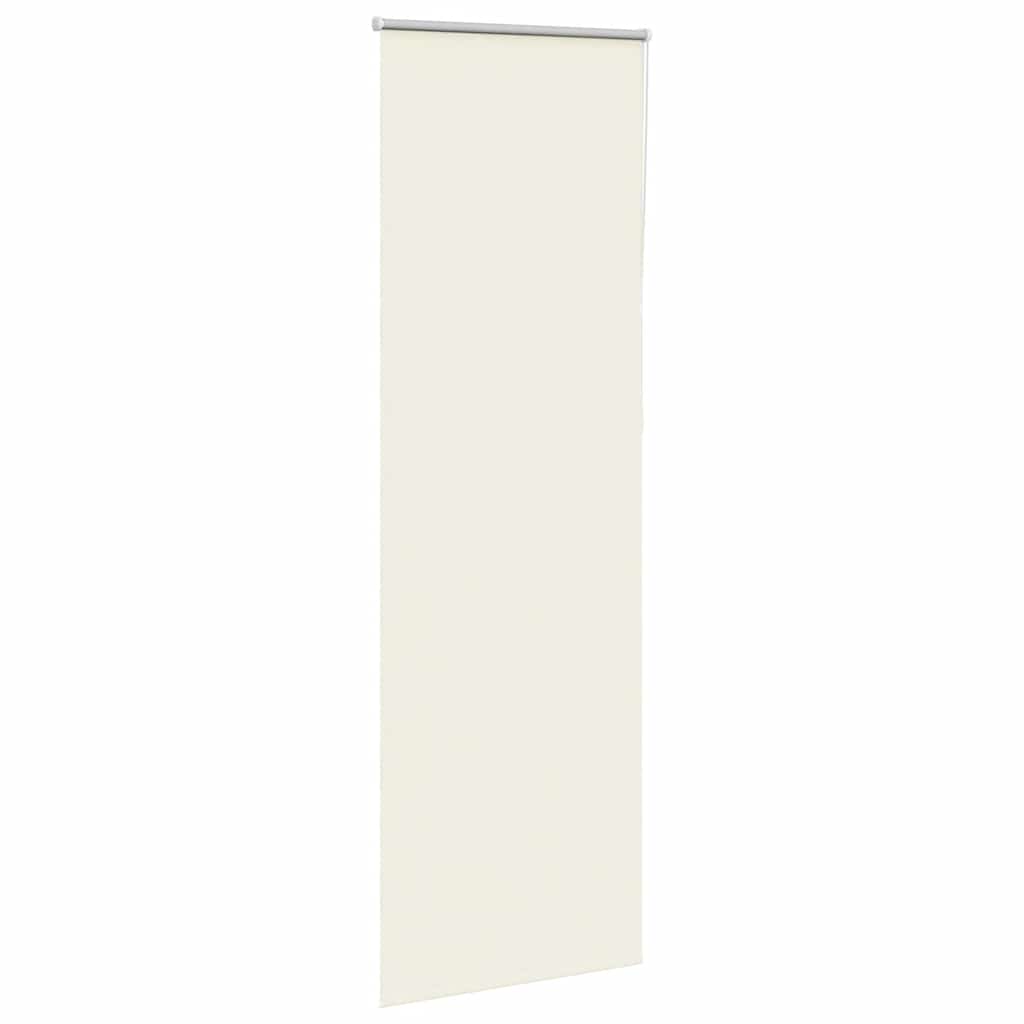 vidaXL Roller Blind Blackout Off White 80x210 cm Fabric Width 75.7 cm Polyester 3