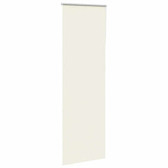 vidaXL Roller Blind Blackout Off White 80x210 cm Fabric Width 75.7 cm Polyester 3