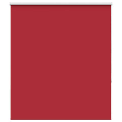 vidaXL Roller Blind Blackout Red 135x150 cm Fabric Width 131.6 cm Polyester 2