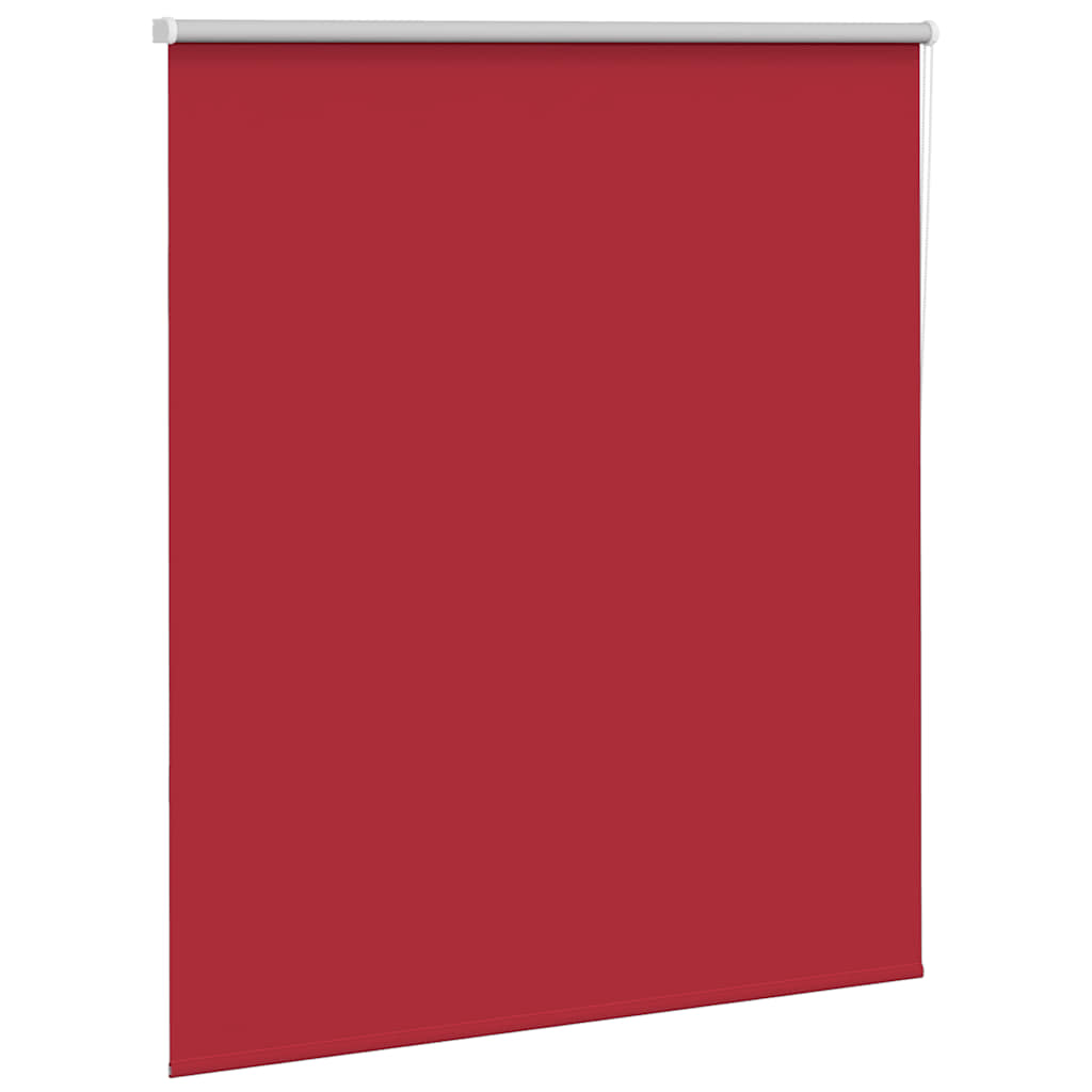 vidaXL Roller Blind Blackout Red 135x150 cm Fabric Width 131.6 cm Polyester 3