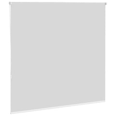 vidaXL Roller Blind Blackout White 155x130 cm Fabric Width 151.6 cm Polyester 4