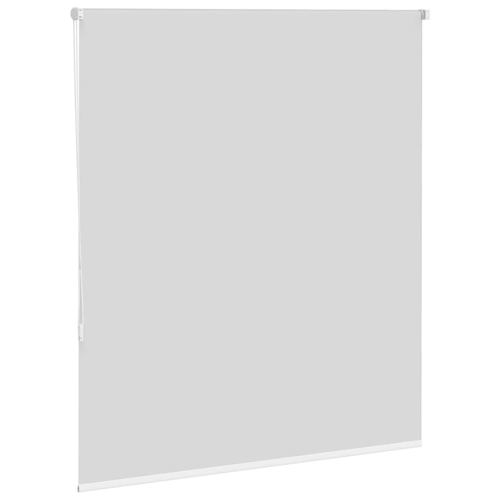 vidaXL Roller Blind Blackout White 125x150 cm Fabric Width 121.6 cm Polyester 4