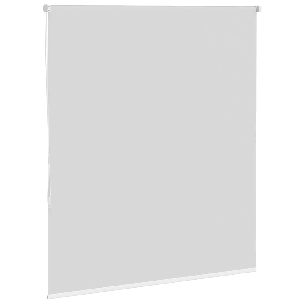 vidaXL Roller Blind Blackout White 130x150 cm Fabric Width 126.6 cm Polyester 4
