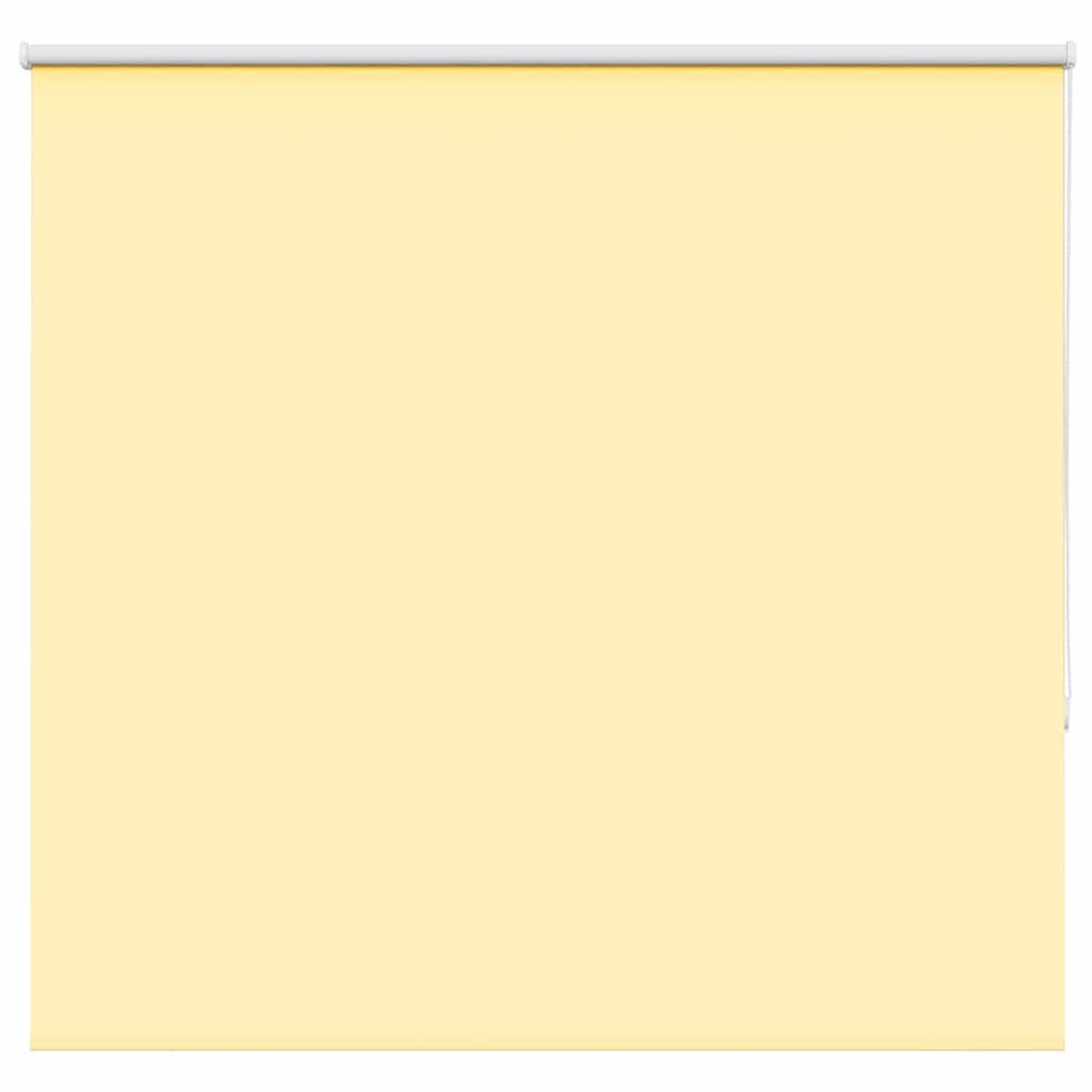 vidaXL Roller Blind Blackout Yellow 155x150 cm Fabric Width 151.6 cm Polyester 1