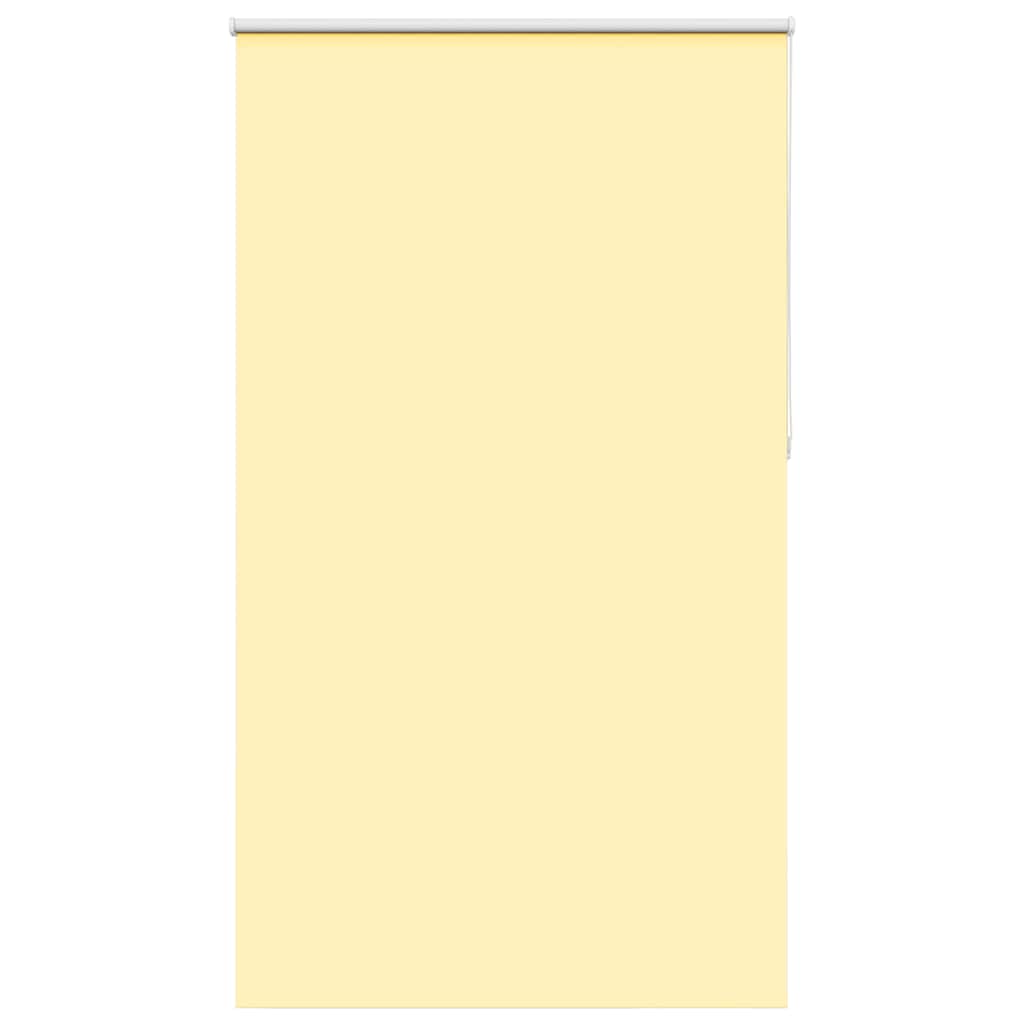 vidaXL Roller Blind Blackout Yellow 125x230 cm Fabric Width 121.6 cm Polyester 1