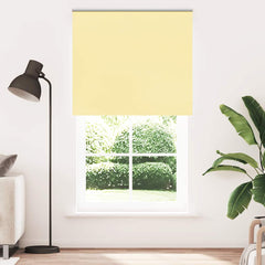 vidaXL Roller Blind Blackout Yellow 125x230 cm Fabric Width 121.6 cm Polyester 2