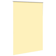 vidaXL Roller Blind Blackout Yellow 145x230 cm Fabric Width 141.6 cm Polyester 3