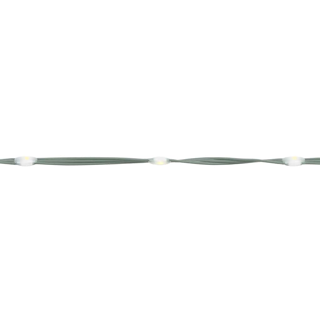 vidaXL LED Christmas Tree with Spikes 220 LEDs Warm White 180 cm 5