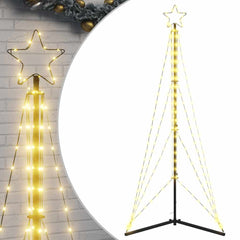 vidaXL LED Christmas Tree 363 LEDs Warm White 182 cm 2