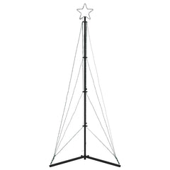vidaXL LED Christmas Tree 363 LEDs Warm White 182 cm 5