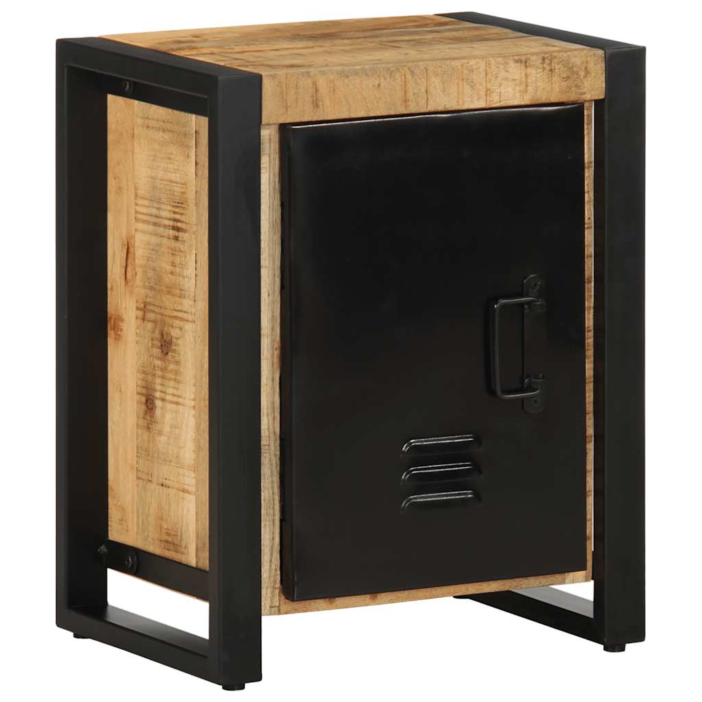 vidaXL Bedside Cabinets 2 pcs Solid Rough Wood Mango 2