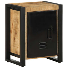 vidaXL Bedside Cabinets 2 pcs Solid Rough Wood Mango 2