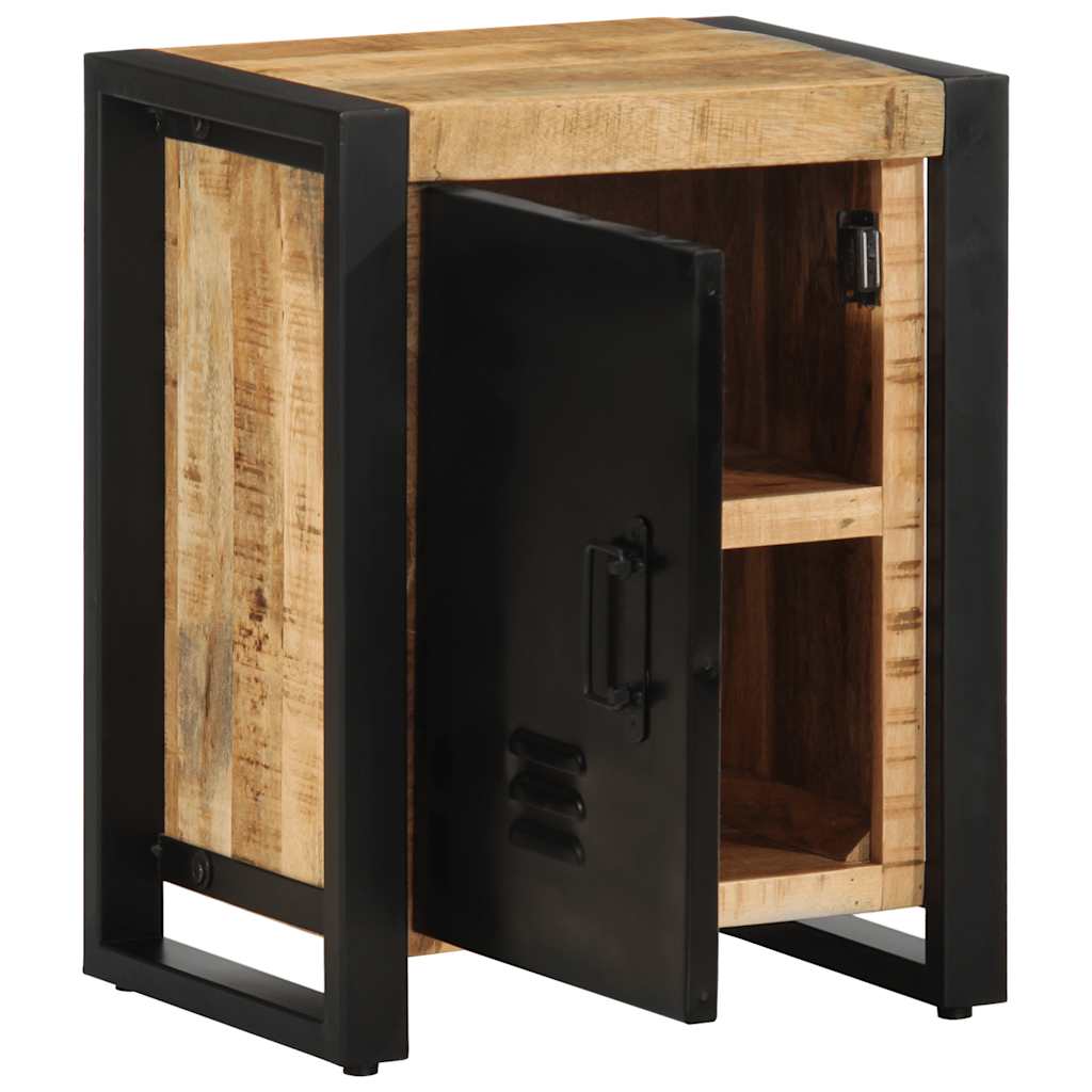 vidaXL Bedside Cabinets 2 pcs Solid Rough Wood Mango 3