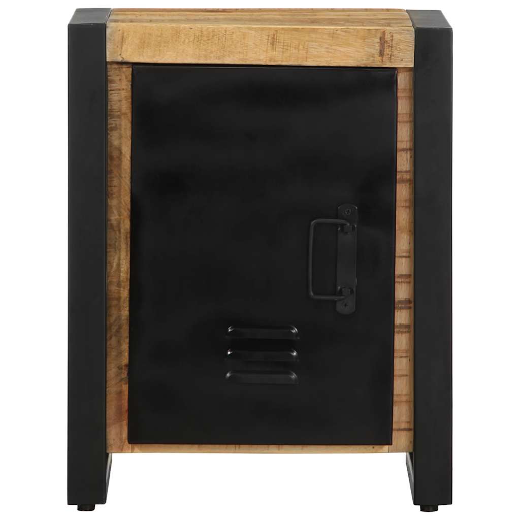 vidaXL Bedside Cabinets 2 pcs Solid Rough Wood Mango 4