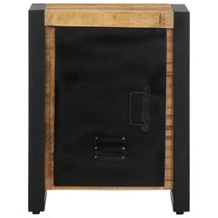 vidaXL Bedside Cabinets 2 pcs Solid Rough Wood Mango 4