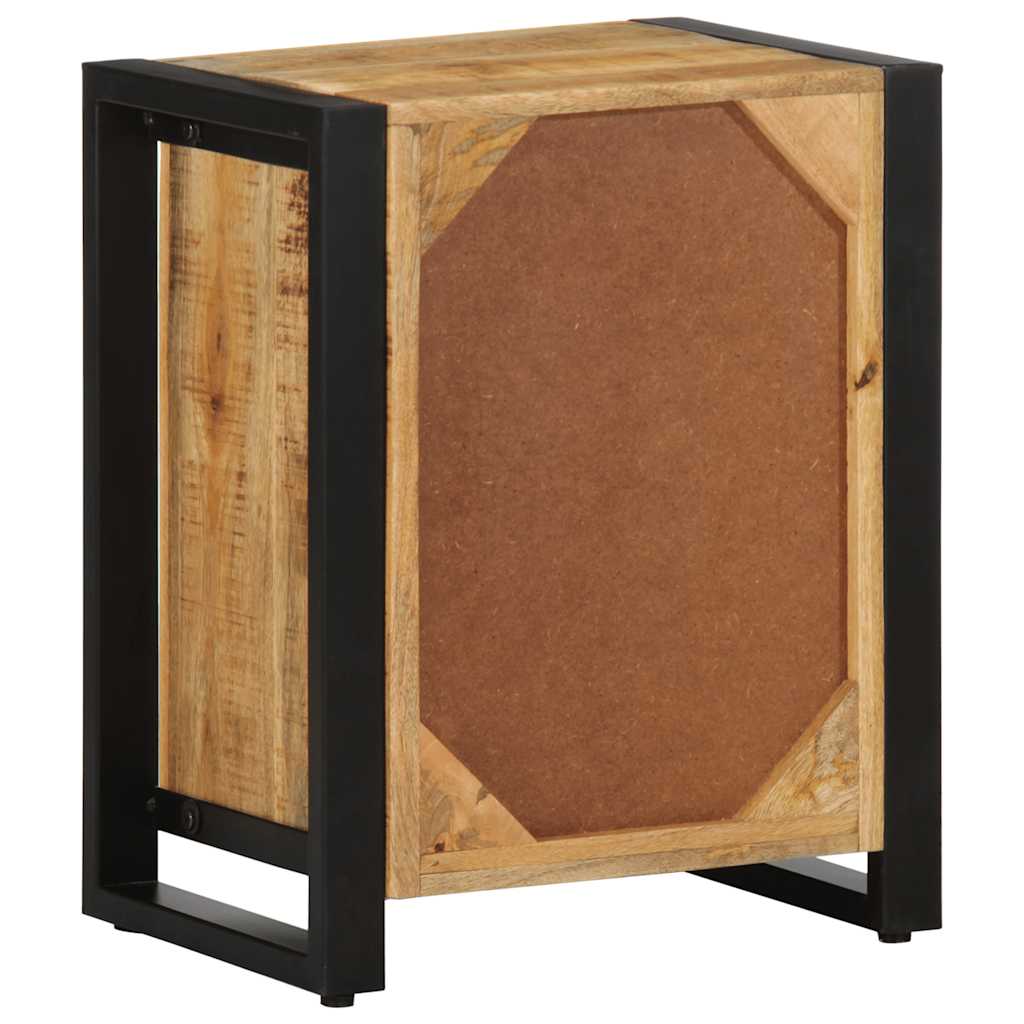 vidaXL Bedside Cabinets 2 pcs Solid Rough Wood Mango 6