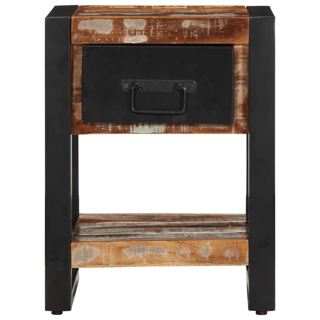 vidaXL Bedside Cabinets 2 pcs Multicolour Solid Rough Wood Mango 2
