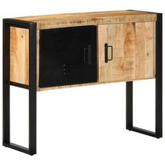 Console Cabinet 90x35x75 cm Solid Rough Wood Mango Solid rough mango wood