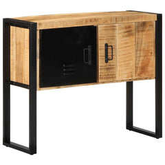 Console Cabinet 90x35x75 cm Solid Rough Wood Mango Solid rough mango wood