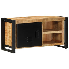 TV Cabinet 80x30x40 cm Solid Wood Reclaimed Solid rough mango wood