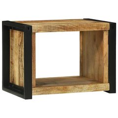 vidaXL Wall Cube with Storage Brown 55 x 35 x 40 cm Solid Mango Wood 6