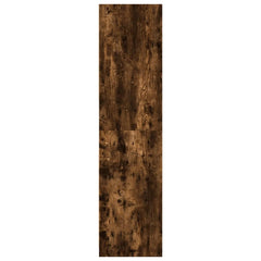Wardrobe Engineered Wood 80 x 50 x 200 cm 3 Shelves Smoked oak