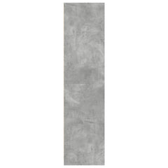 Wardrobe Engineered Wood 50 x 50 x 200 cm 4 Shelves Concrete grey
