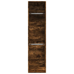 Wardrobe Engineered Wood 50 x 50 x 200 cm 1 Shelf Smoked oak