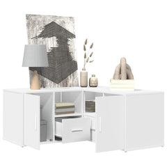 vidaXL Corner Cabinet White 160x40x45 cm Engineered Wood 4