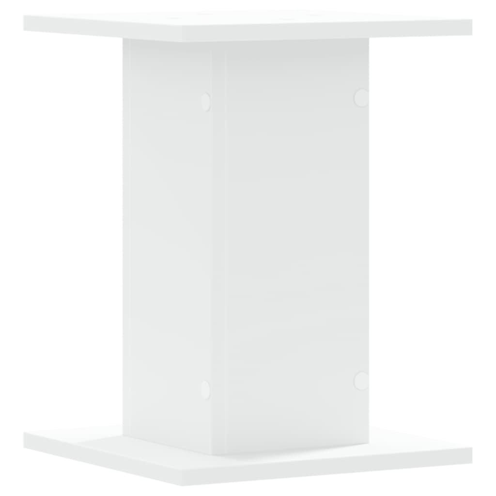 vidaXL Plant Stands 2 pcs White 30x30x40 cm Engineered Wood 6