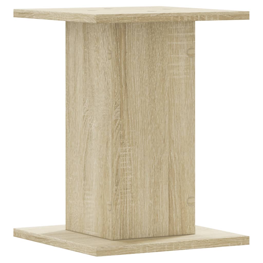 vidaXL Plant Stands 2 pcs Sonoma Oak 30x30x40 cm Engineered Wood 5