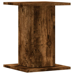 vidaXL Plant Stands 2 pcs Smoked Oak 30x30x40 cm Engineered Wood 6