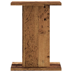 vidaXL Plant Stands 2 pcs Old Wood 30x30x40 cm Engineered Wood 4