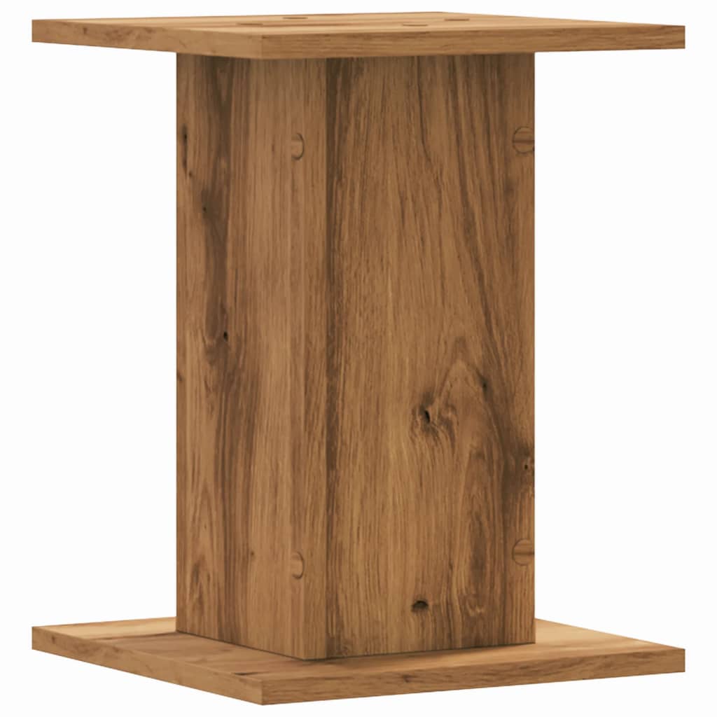 vidaXL Plant Stands 2 pcs Artisian Oak 30x30x40 cm Engineered Wood 5