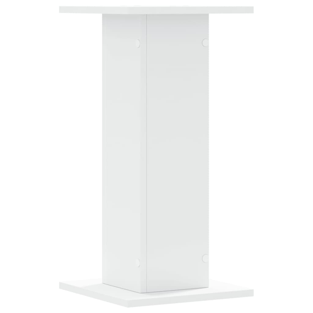 vidaXL Plant Stands 2 pcs White 30x30x60 cm Engineered Wood 5