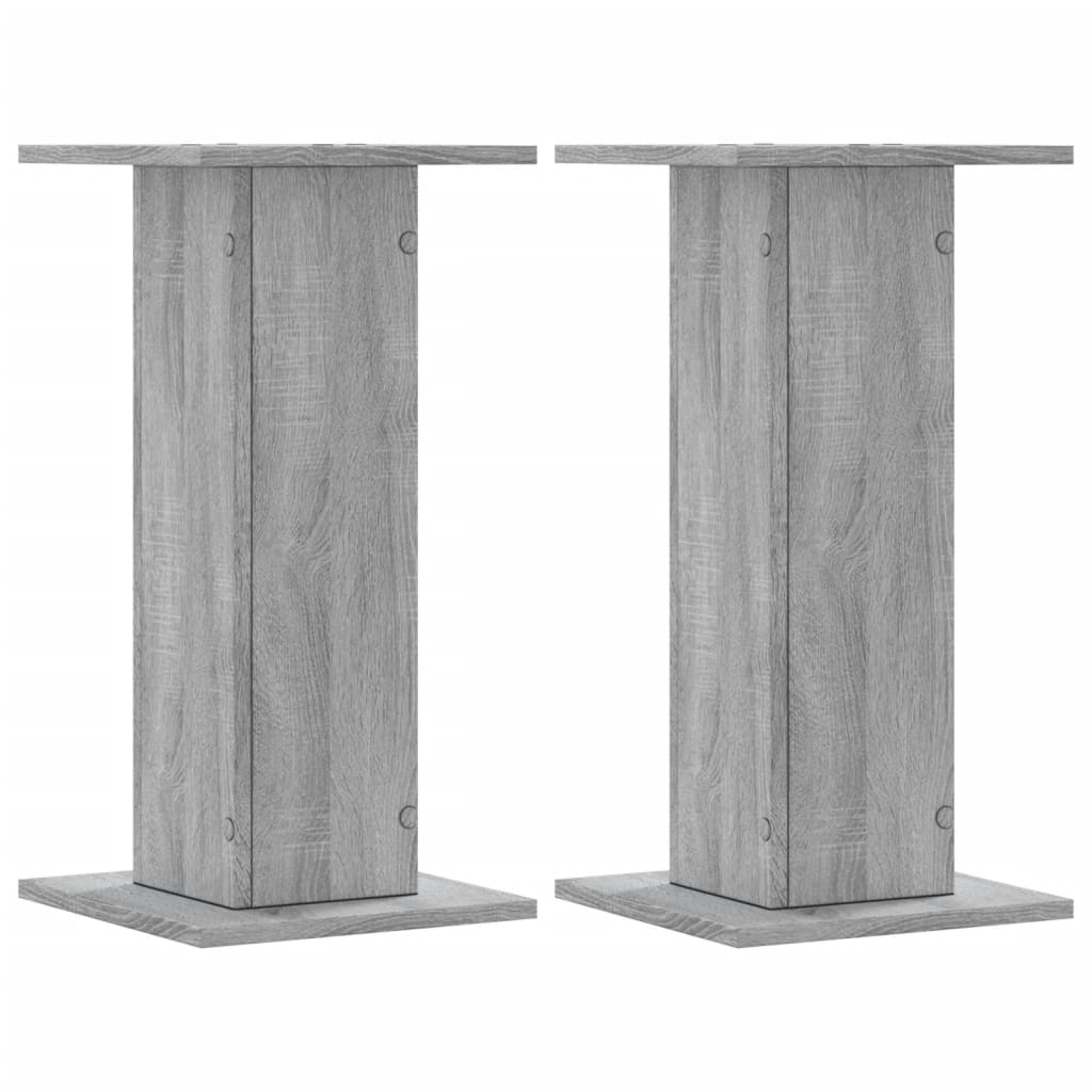 vidaXL Plant Stands 2 pcs Grey Sonoma 30x30x60 cm Engineered Wood 2