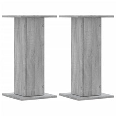 vidaXL Plant Stands 2 pcs Grey Sonoma 30x30x60 cm Engineered Wood 2