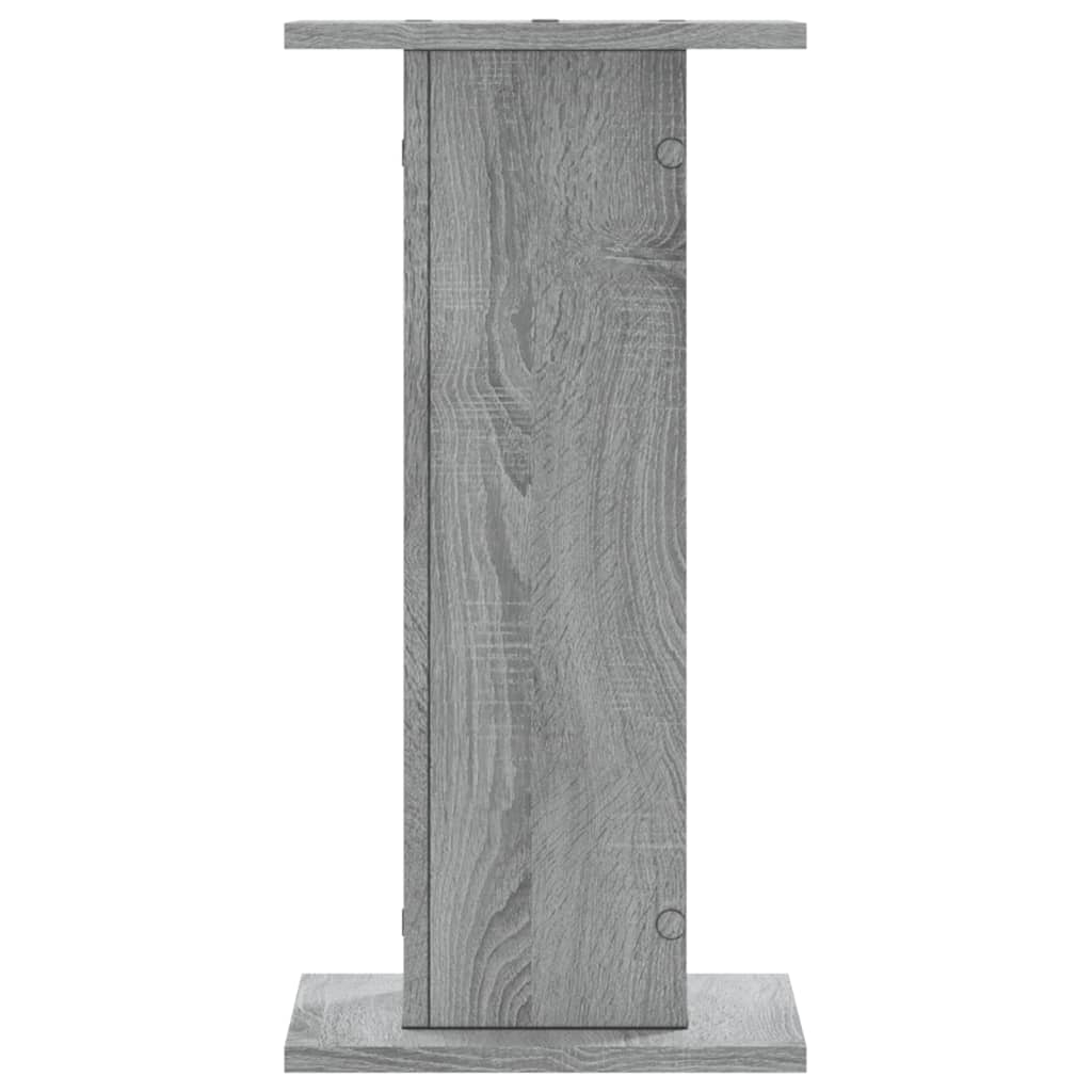 vidaXL Plant Stands 2 pcs Grey Sonoma 30x30x60 cm Engineered Wood 4