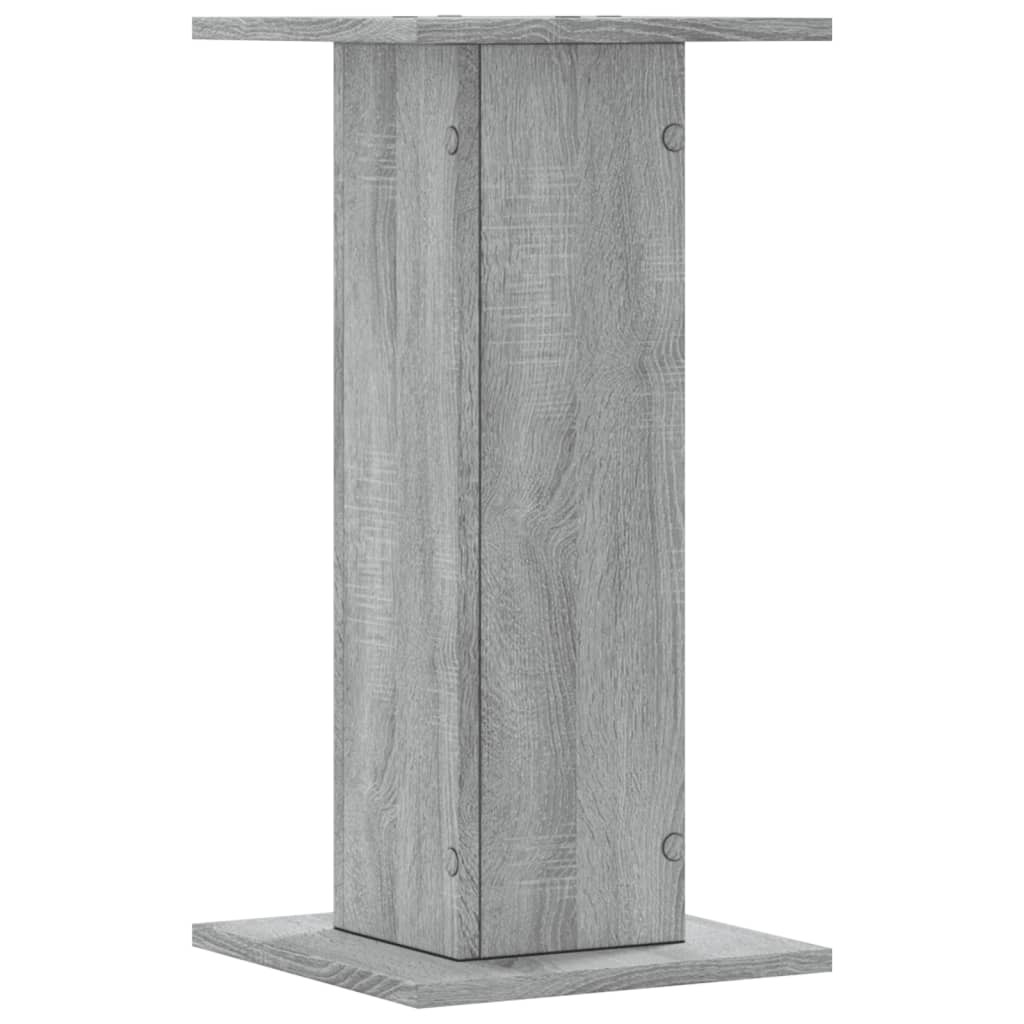 vidaXL Plant Stands 2 pcs Grey Sonoma 30x30x60 cm Engineered Wood 5