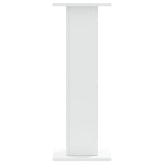vidaXL Plant Stands 2 pcs White 30x30x80 cm Engineered Wood 4