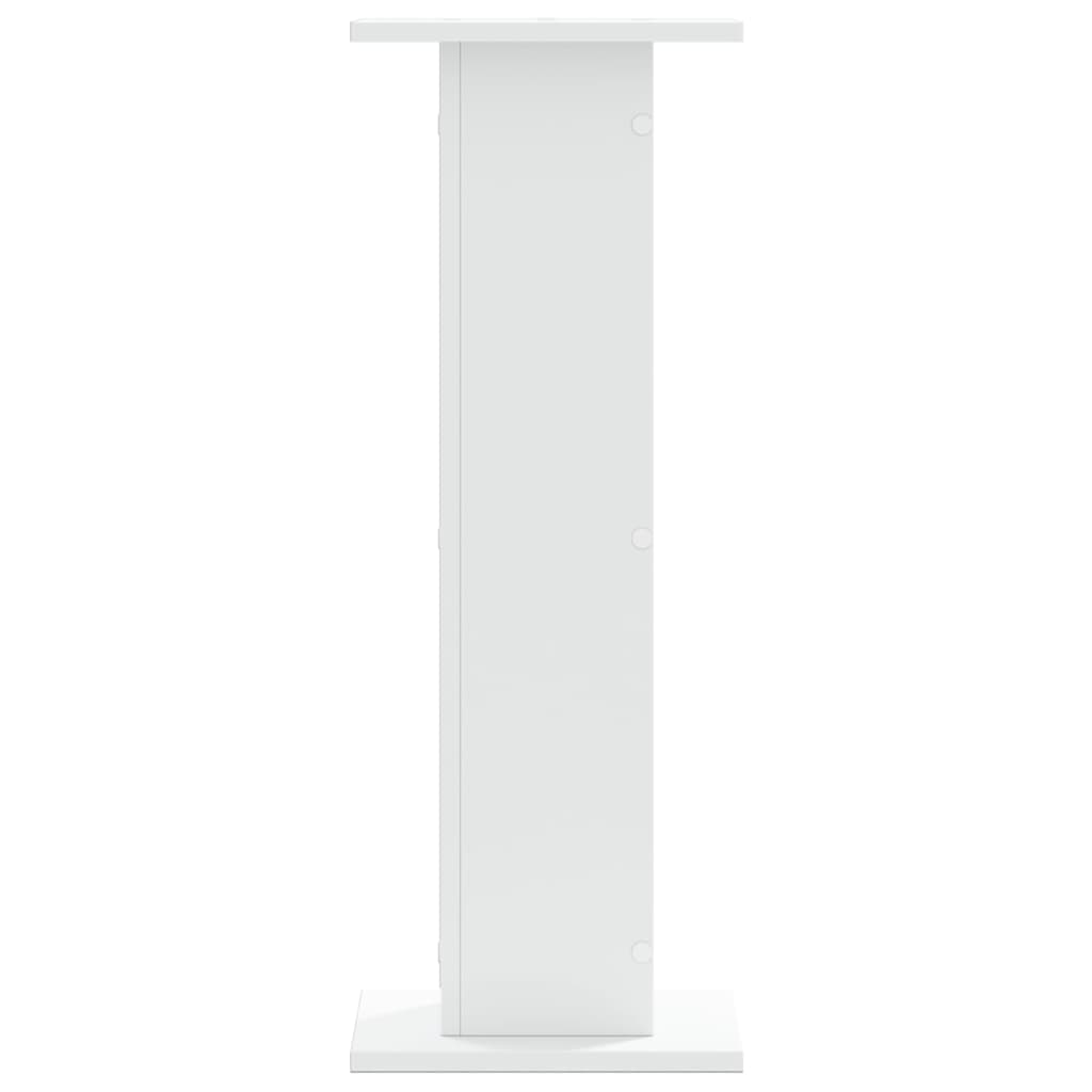 vidaXL Plant Stands 2 pcs White 30x30x80 cm Engineered Wood 4