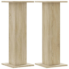 vidaXL Plant Stands 2 pcs Sonoma Oak 30x30x80 cm Engineered Wood 2