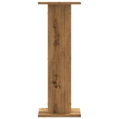 vidaXL Plant Stands 2 pcs Artisian Oak 30x30x80 cm Engineered Wood 4